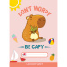 ICO: Caiet de teme A5 cu model arici și capybara