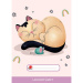 ICO: Caiet de teme cu model Süni Dreaming Cat, format A5