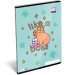 ICO: LizzySuli Lollipop caiet cu pătrățele cu imprimeu Capybara A4 27-32