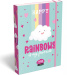 ICO: Lizzysuli Lollipop Rainbow dosar cu elastic pentru caiete A/5