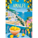 Italia Amalfi postere vintage premium plus puzzle de 1000 de piese - Trefl