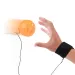 Joc de îndemânare cu minge luminoasă care se poate fixa pe încheietură, disponibil în mai multe culori, 1 bucată.