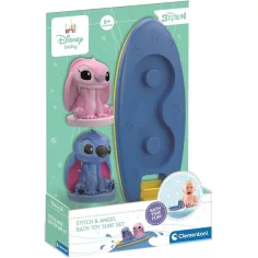 Jucărie de baie Stitch și Angel cu placă de surf - Clementoni baby imaginea 1