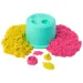 Kinetic Sand: Set de modelat cu nisip magic Floarea Fermecată Squish Blossom – Spin Master