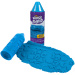 Kinetic Sand: apasă și rotește nisip modelabil de culoare albastră - Spin Master