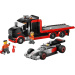 LEGO® City: camion F1® cu o mașină de curse Audi F1® (60493)
