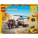LEGO® Creator: Camion cu platformă și elicopter (31146)