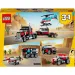 LEGO® Creator: Camion cu platformă și elicopter (31146)