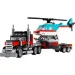 LEGO® Creator: Camion cu platformă și elicopter (31146)