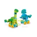 LEGO® DUPLO®: Dinozauri pe roți 3 în 1 (10451)