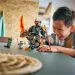 LEGO® Ninjago: Robotul de acțiune al lui Cole și Dragonul lui Zane (71854)