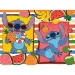 Lilo și Stitch aventură fructată 2 în 1, puzzle Eco mini de 48 de piese și carte de colorat 35x25cm - Lisciani