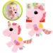 Little Stars: Jucărie de dentiție cu unicorn, batistă zornăitoare