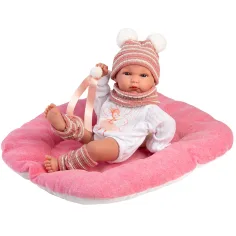 Llorens: Bimba păpușă nou-născută de 35 cm cu pernă moale imaginea 1