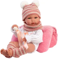 Llorens: Bimba păpușă nou-născută de 35 cm cu pernă moale imaginea 3