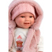 Llorens: Chloe, păpușă plângătoare de 38 cm în vestă roz