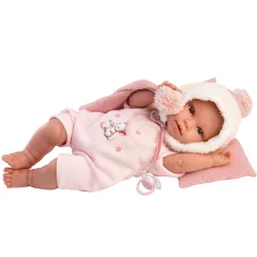 Llorens: Olivia, păpușă care plânge de 38 cm, cu păturică imaginea 3