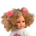 Llorens: Păpușă Elena de 35 cm cu păr creț și fustă