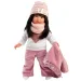 Llorens: Păpușă Gréta de 40 cm, icon de modă, cu haină roz