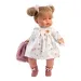 Llorens: Păpușă Joelle de 38 cm cu sunet, îmbrăcată în haine cu ursuleți.