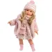 Llorens: Păpușa Lucia de 40 cm în rochie cu flori și poșetă