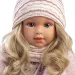 Llorens: Păpușa Lucia de 40 cm în rochie cu flori și poșetă