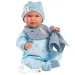 Llorens: Păpușă Mimo Llorón de 42 cm cu sunet, cu șorț cu cățeluși.