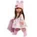Llorens: Păpușă Sara de 35 cm cu fustă roz cu flori