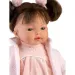 Llorens: Păpușă Vera de 33 cm cu sunet, îmbrăcată în rochie roz.
