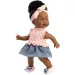Llorens: Păpușă Zoé de 28 cm în rochie cu model de stele