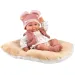 Llorens: Păpușă fetiță nou-născută Nica cu pernă moale 38cm