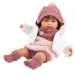 Llorens: Păpușă plângătoare Carla de 42 cm cu suzetă și rochie cu stele