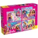 Lumea magică a lui Barbie, puzzle maxi de podea 4x48 piese, 35x25 cm - Lisciani