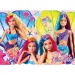Lumea magică a lui Barbie, puzzle maxi de podea 4x48 piese, 35x25 cm - Lisciani