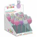 Luna: Creion cu cap de unicorn pompom, disponibil în mai multe variante, 1 buc.