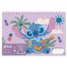 Luna: Disney Lilo &amp; Stitch caiet de schițe A4, 30 de file