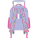Luna: Disney Stitch Aloha rucsac de grădiniță cu roți, cu 2 compartimente, 27x10x31 cm