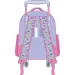 Luna: Disney Stitch Aloha rucsac de grădiniță cu roți, cu 2 compartimente, 27x10x31 cm imaginea 2