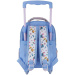 Luna: Disney Stitch rucsac cu roți pentru grădiniță, cu 2 compartimente, 27x10x31 cm