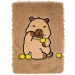 Luna: Jurnal de pluș cu model capybara