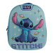 Luna: Must Team 3D Stitch rucsac rotunjit pentru grădiniță cu imprimeu spațial 26 x 10 x 32 cm