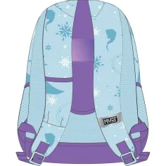 Luna: Must Team Frozen Elsa ghiozdan școlar rotunjit cu 3 compartimente, rucsac 32x18x43cm imaginea 2