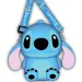 Luna: Portofel figură 3D Stitch cu curea de umăr