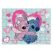 Luna: Puzzle Disney Stitch cu 100 de piese, care strălucește în întuneric