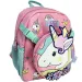 Luna: Rucsac pentru grădiniță Must Team Unicorn cu 1 compartiment, cu borsetă detașabilă, 28x14x33cm