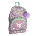Luna: Rucsac termic rotunjit pentru grădiniță cu model Team Unicorni, 25x14x36cm