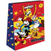 Luna: Sac de cadou cu imprimeu Mickey Mouse și prietenii săi 33x12x45cm