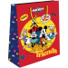 Luna: Sac de cadou cu imprimeu Mickey Mouse și prietenii săi 33x12x45cm