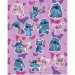 Luna: Set de artă Disney Stitch - carte de colorat cu 6 carioci și autocolante
