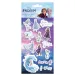 Luna: Set de autocolante 3D pufoase Frozen pe coală de 10x22 cm
